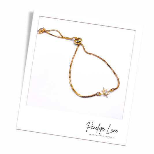 Guiding Light: The Star of Hope Adjustable Bracelet