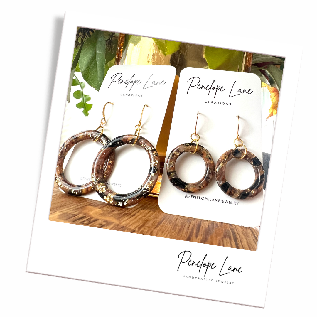 Fall Leaves Turning Polymer Earrings