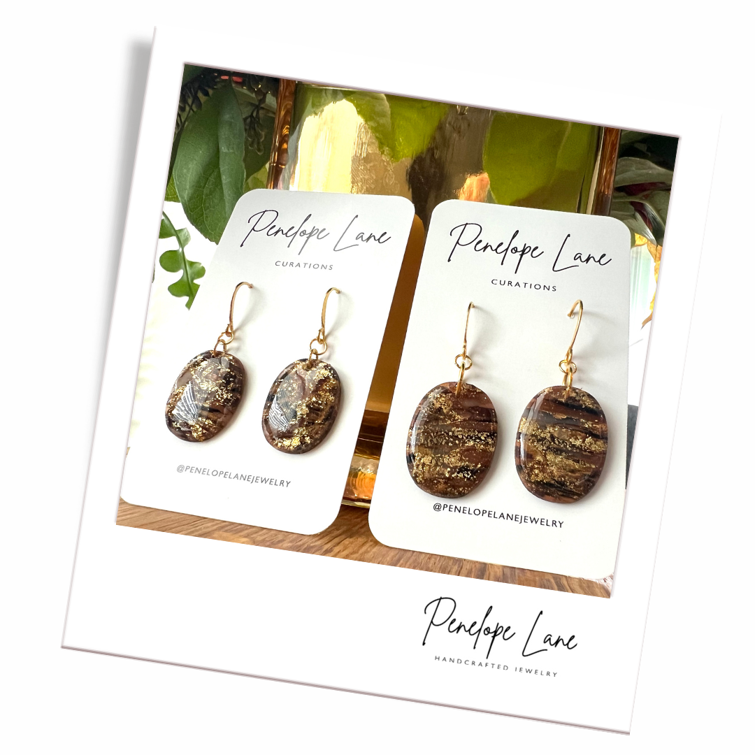 Fall Leaves Turning Polymer Earrings