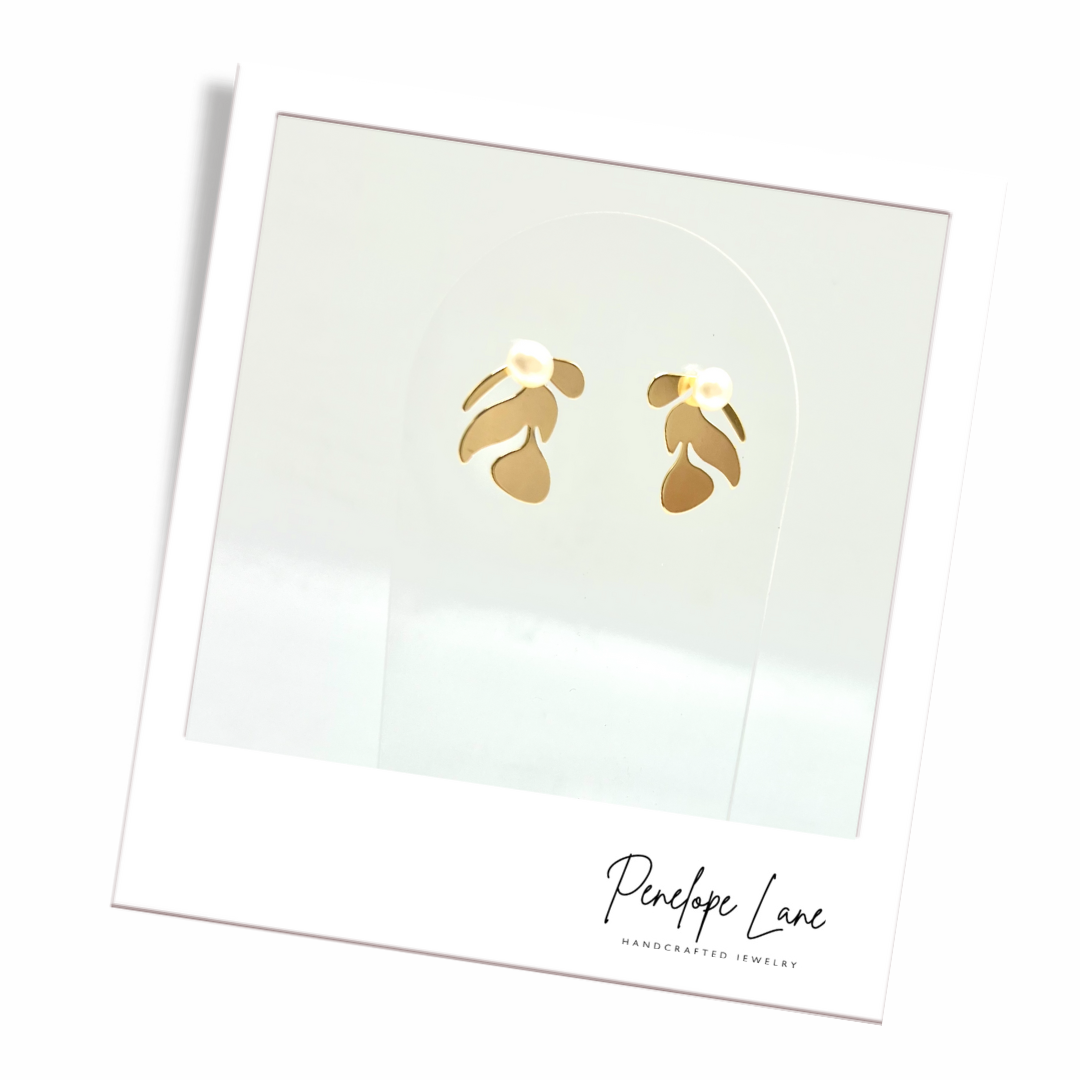 Maya 3-in-1 Genuine Freshwater Pearl Earrings