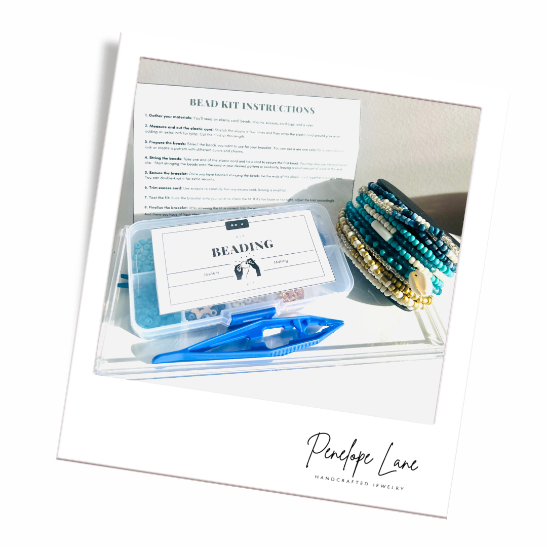CraftyCharm: DIY Glass Bead Bracelet Creations Kit