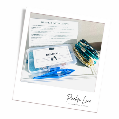 CraftyCharm: DIY Glass Bead Bracelet Creations Kit