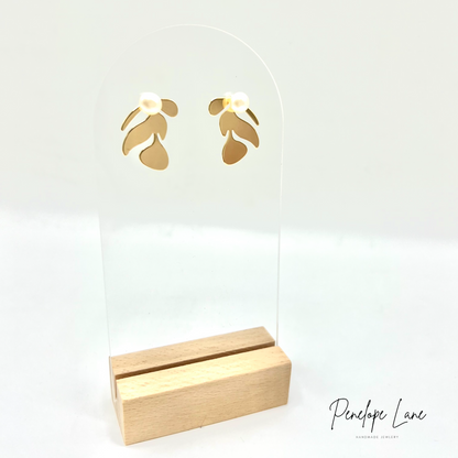 Maya 3-in-1 Genuine Freshwater Pearl Earrings