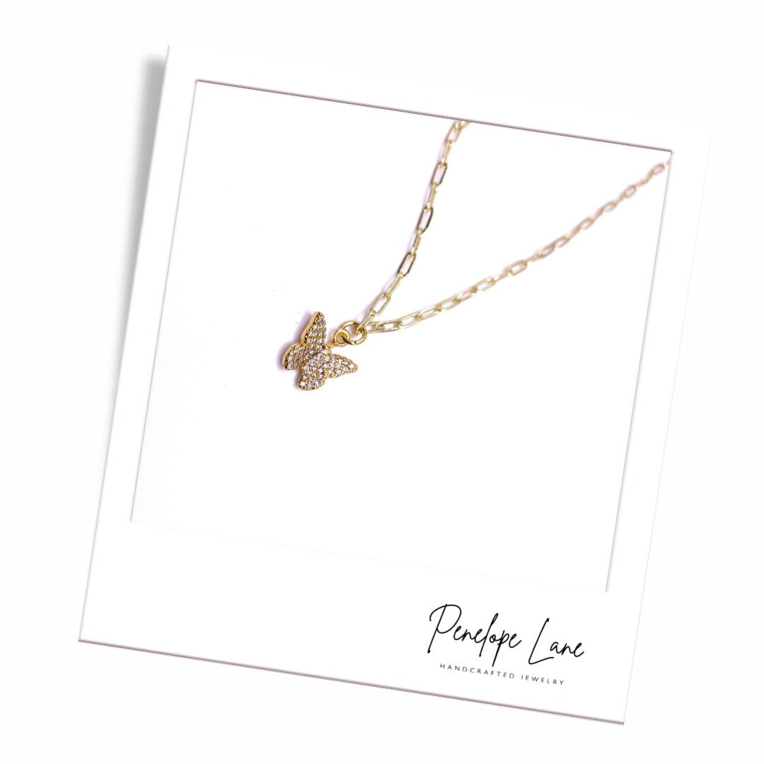 Butterfly Grace 18k Necklace
